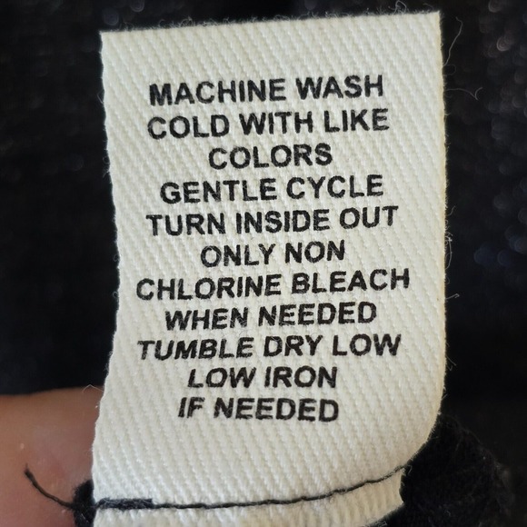 Kim & Cami Top Womens Large Black Metallic Puff Sleeve Party‎ Punk - Picture 6 of 10